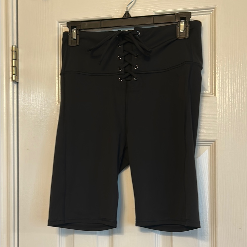 WVVY Lace-Up Bike Shorts